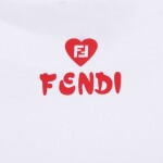 Tee Fendi Roma Font White Ss2022