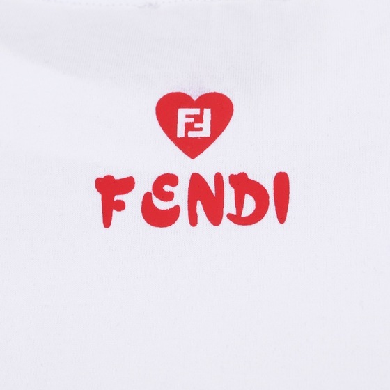 Tee Fendi Roma Font White Ss2022