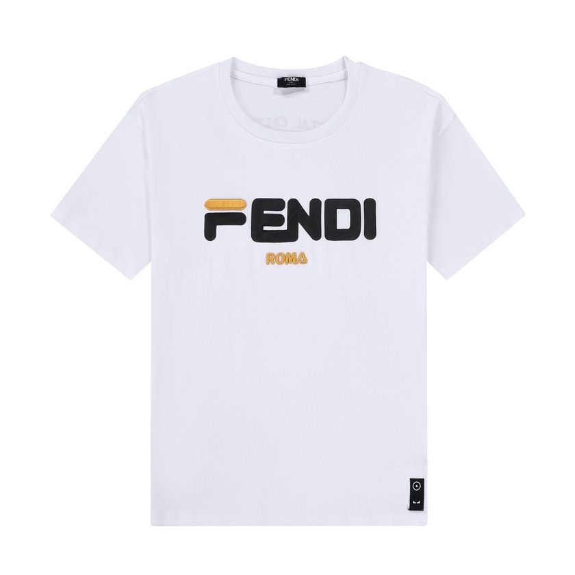Tee Fendi Roman Yellow White Ss2022