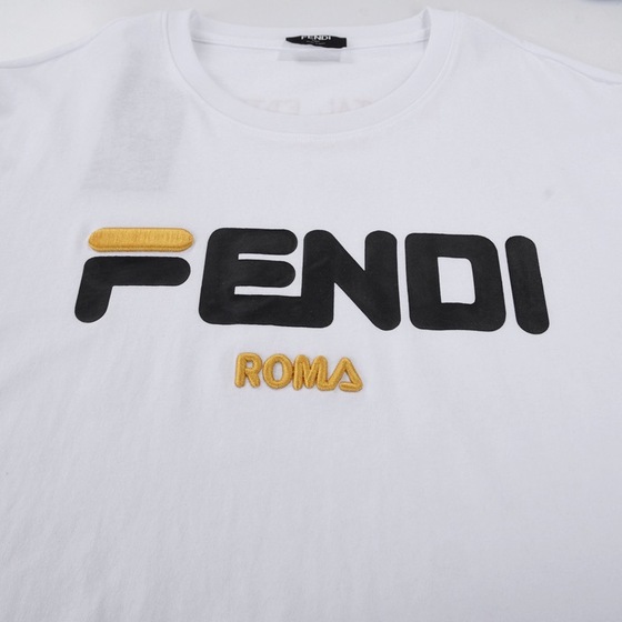 Tee Fendi Roman Yellow White Ss2022