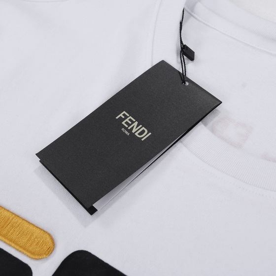 Tee Fendi Roman Yellow White Ss2022