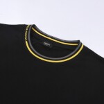 Tee Fendi Strap Neck Black Ss2022