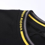 Tee Fendi Strap Neck Black Ss2022