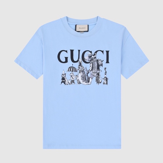 Tee Gucci Animal Blue Ss2022