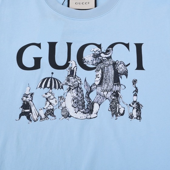 Tee Gucci Animal Blue Ss2022