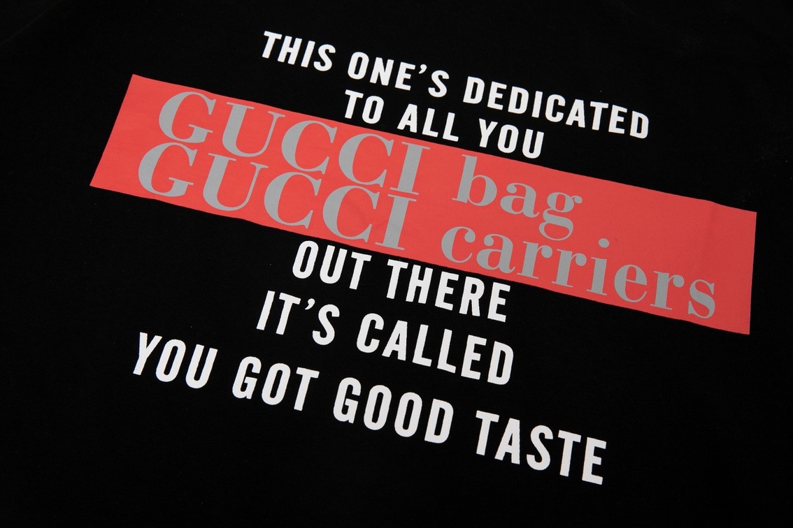 Tee Gucci Bag Black Ss 2022