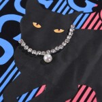 Tee Gucci Box Logo Black Cat Black Ss2022