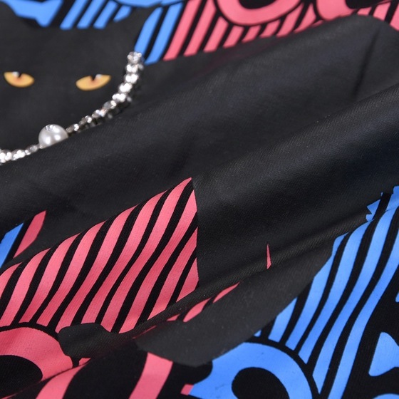 Tee Gucci Box Logo Black Cat Black Ss2022