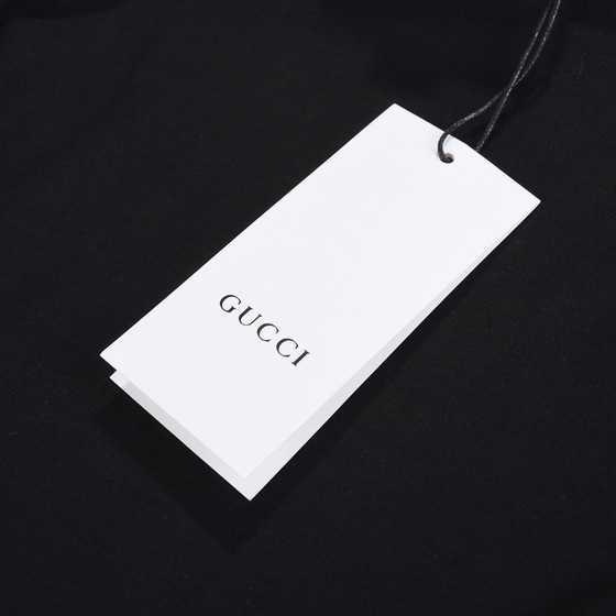 Tee Gucci Box Logo Black Cat Black Ss2022