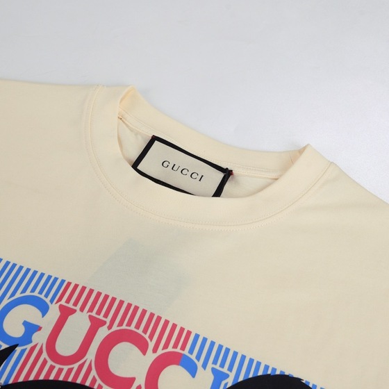 Tee Gucci Box Logo Black Cat White Ss2022
