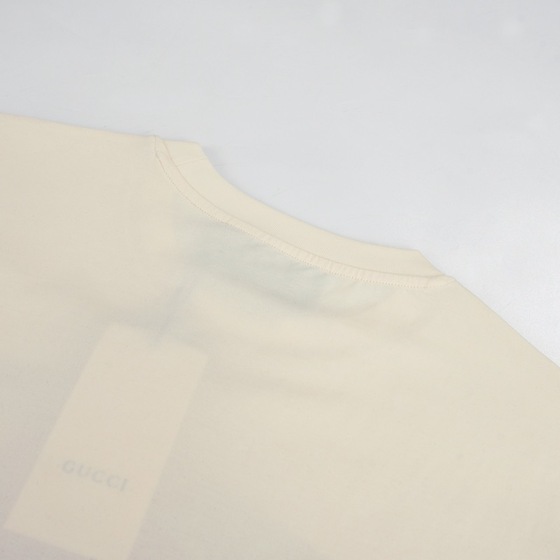 Tee Gucci Box Logo Black Cat White Ss2022