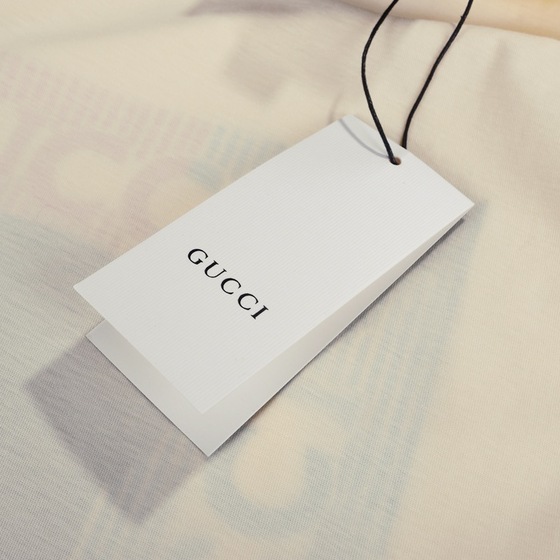 Tee Gucci Box Logo Black Cat White Ss2022
