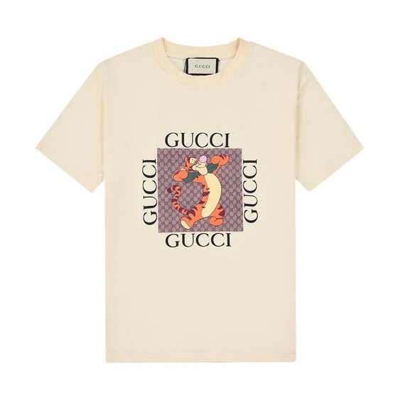 Tee Gucci Box Logo Tiger White Ss2022