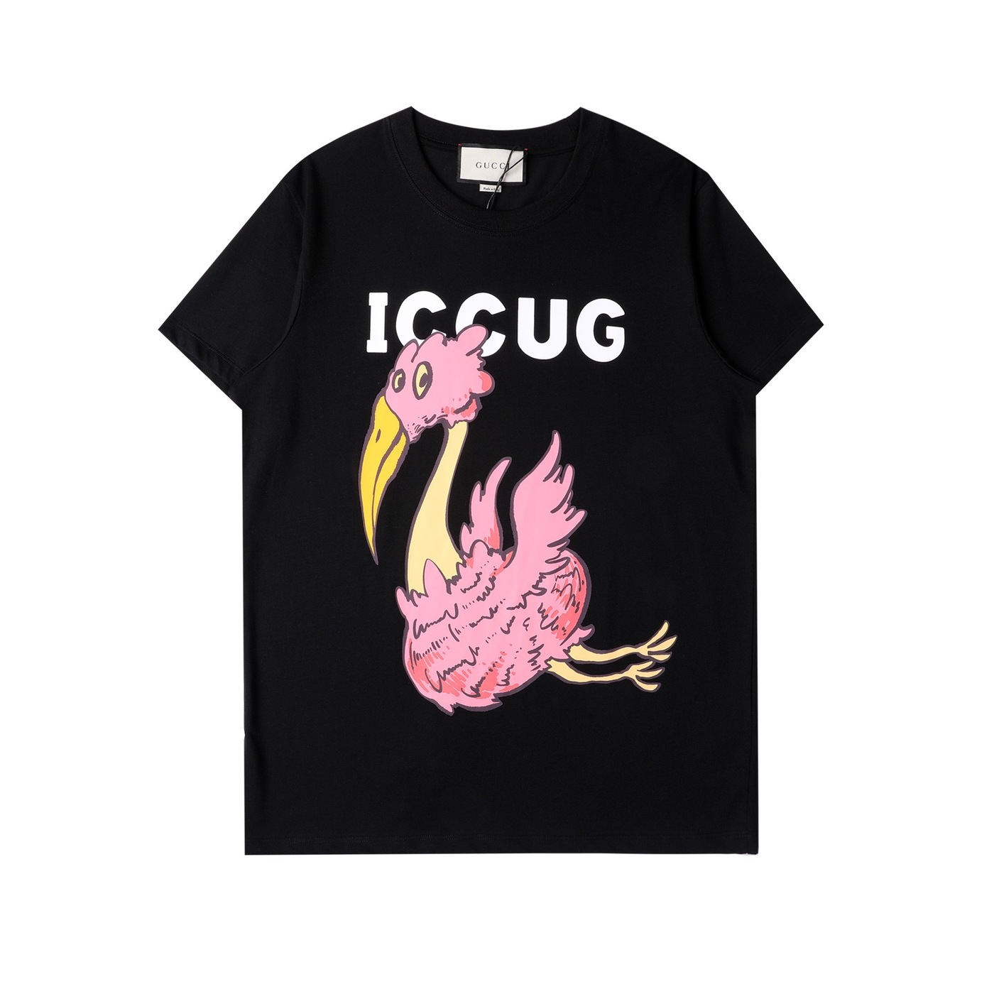 Tee Gucci Flamingo Black Ss2022