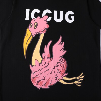 Tee Gucci Flamingo Black Ss2022