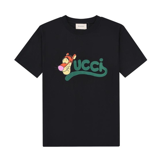 Tee Gucci Head Logo Tiger Black Ss 2022