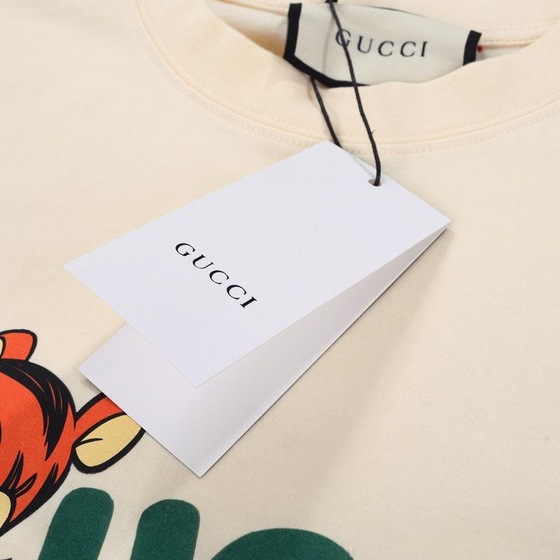 Tee Gucci Head Logo Tiger White Ss 2022
