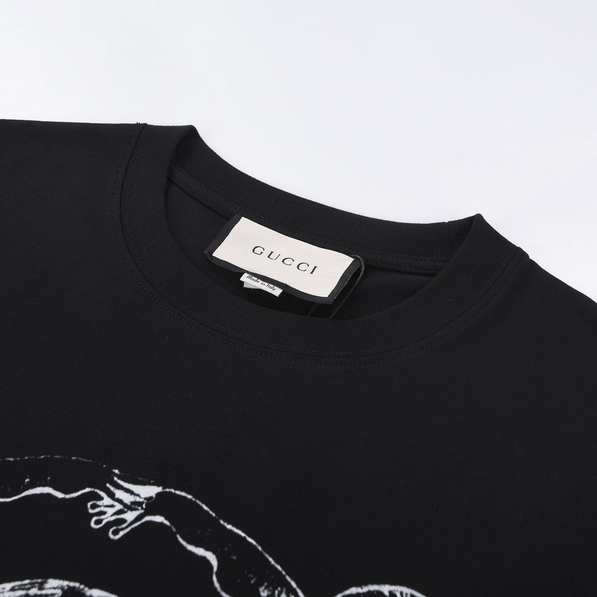Tee Gucci Little Girl Black Ss2022