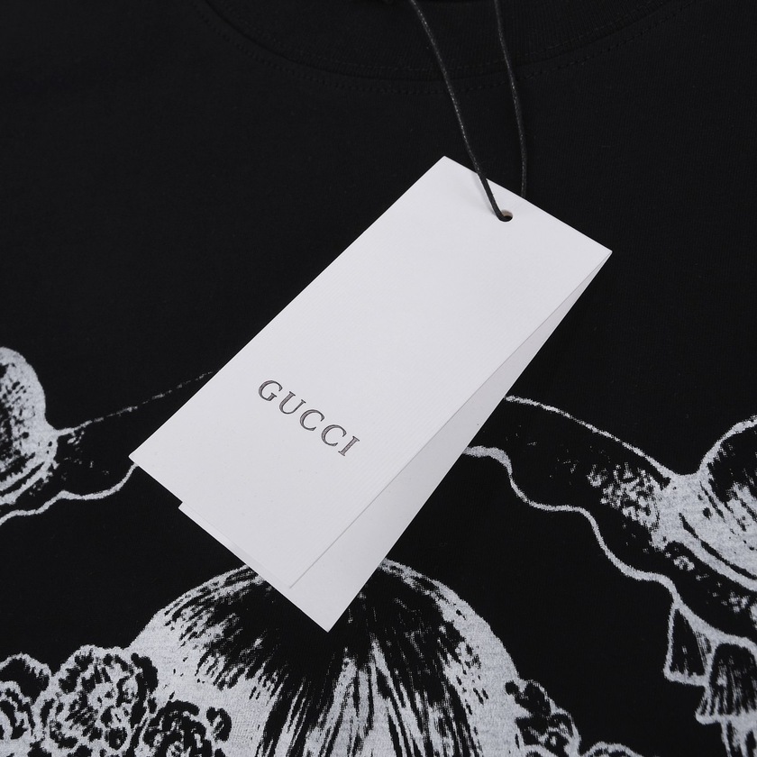 Tee Gucci Little Girl Black Ss2022