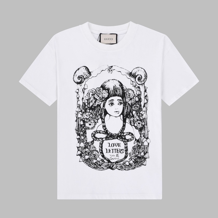 Tee Gucci Little Girl White Ss2022