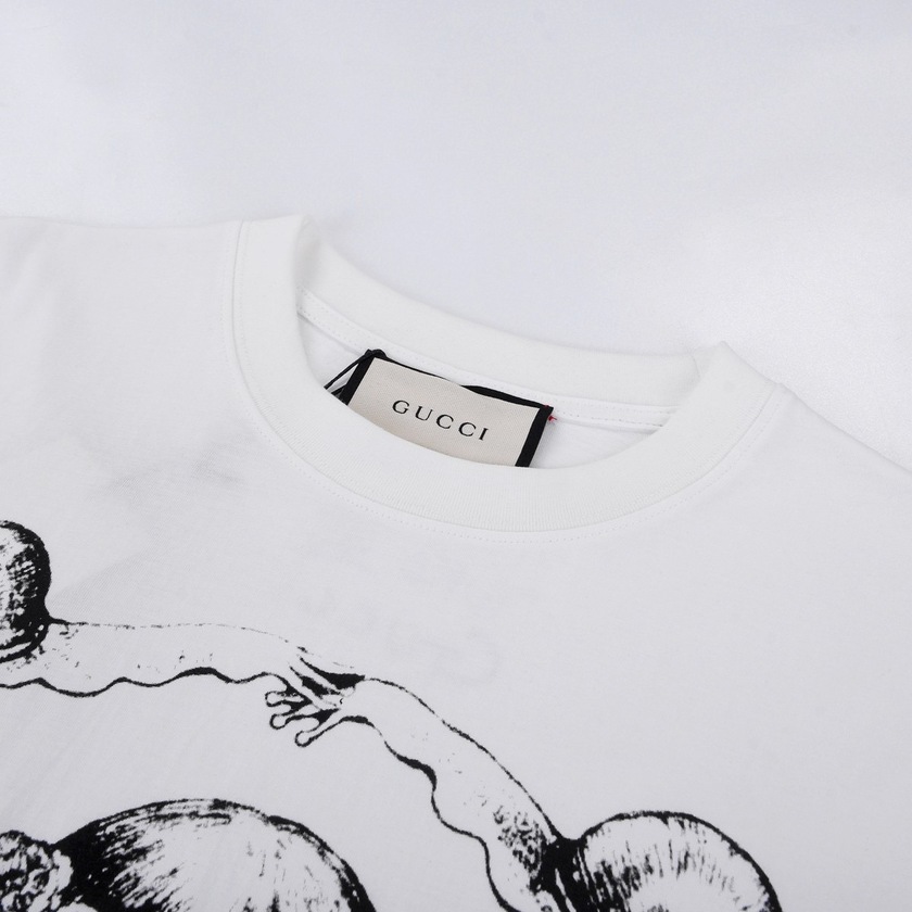Tee Gucci Little Girl White Ss2022