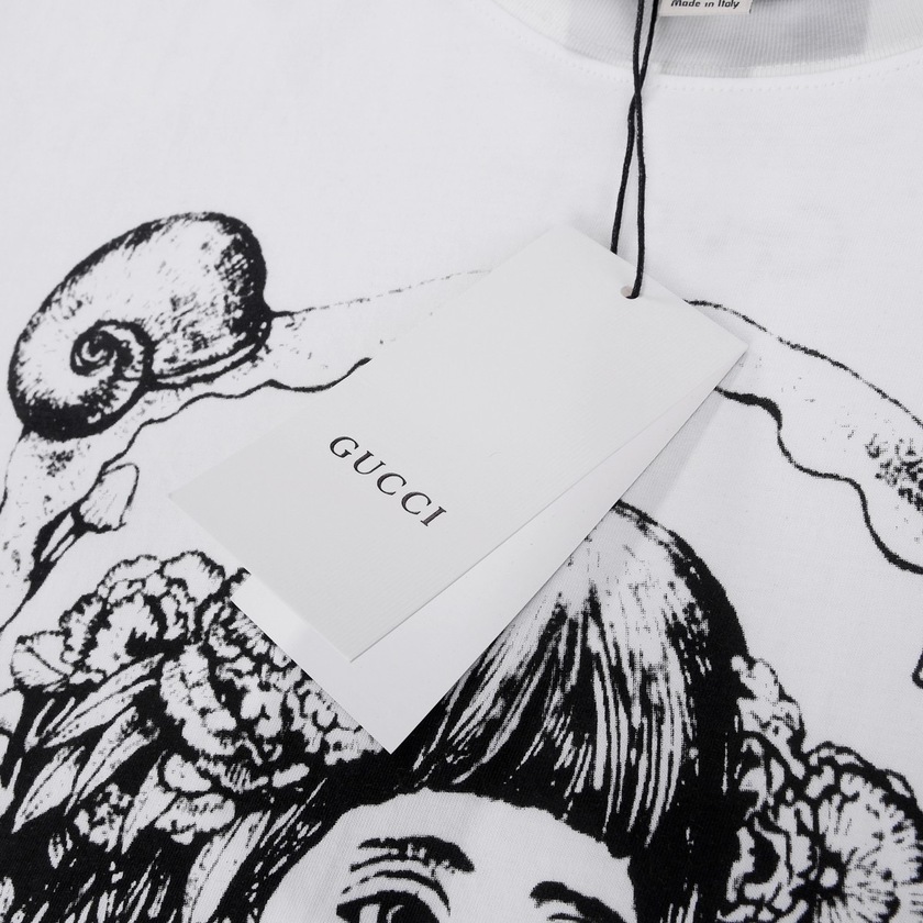 Tee Gucci Little Girl White Ss2022