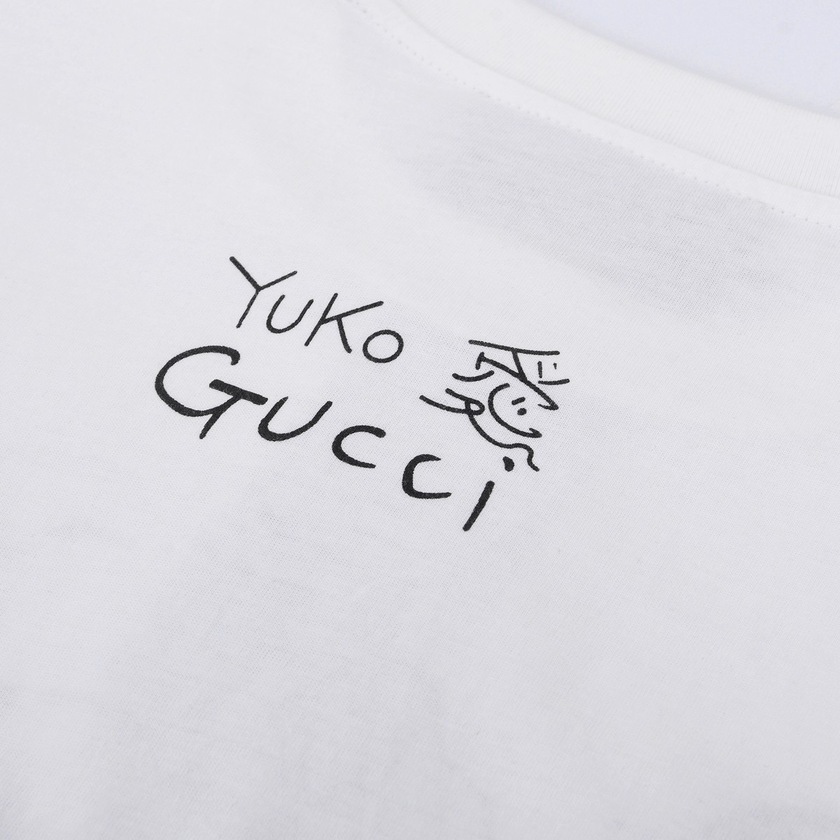 Tee Gucci Little Girl White Ss2022