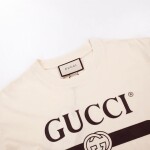 Tee Gucci Logo Beige Ss2022
