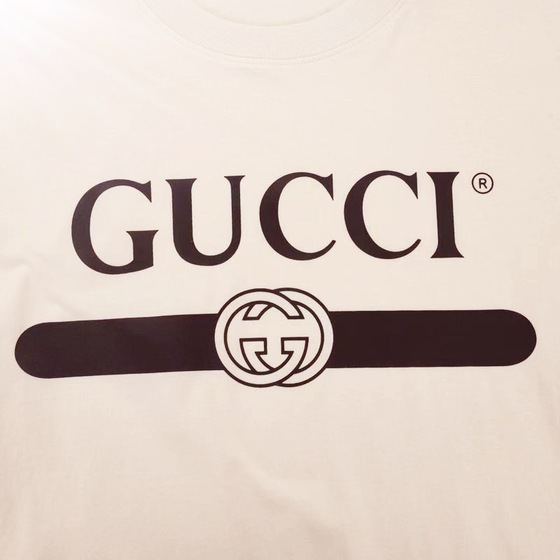 Tee Gucci Logo Beige Ss2022