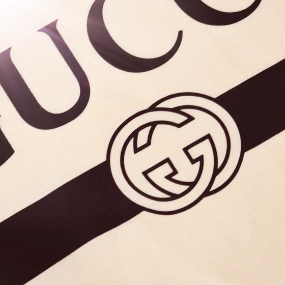 Tee Gucci Logo Beige Ss2022