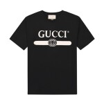 Tee Gucci Logo Black Ss2022