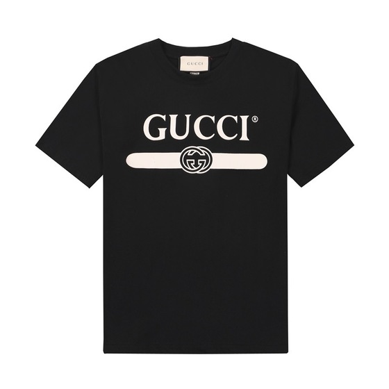 Tee Gucci Logo Black Ss2022