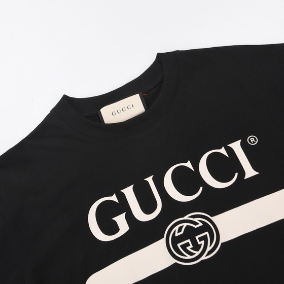 Tee Gucci Logo Black Ss2022