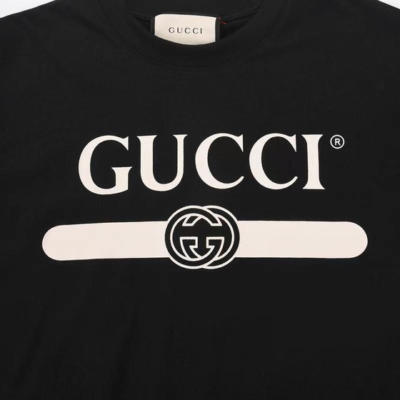 Tee Gucci Logo Black Ss2022