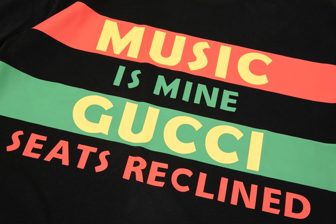 Tee Gucci Music Is Mine Black Ss 2022