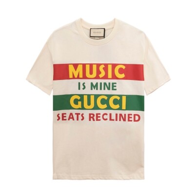 Tee Gucci Music Is Mine White Ss 2022