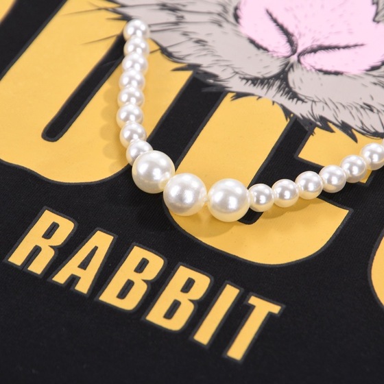 Tee Gucci Rabbit Black Ss2022