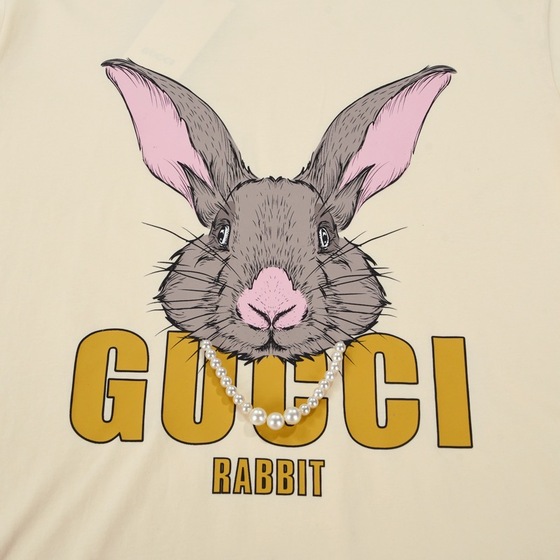 Tee Gucci Rabbit White Ss2022