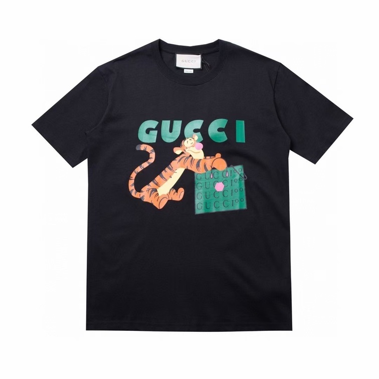 Tee Gucci Tiger 100 Black Ss2022