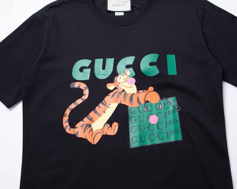 Tee Gucci Tiger 100 Black Ss2022