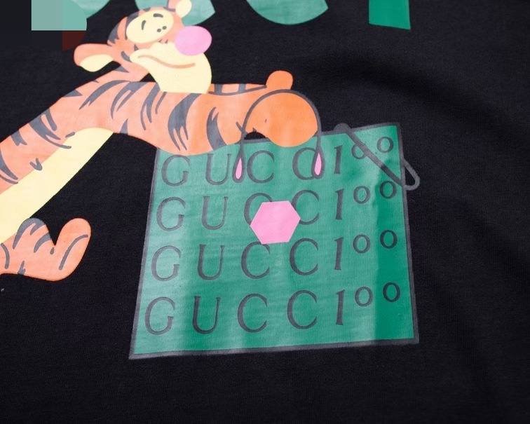 Tee Gucci Tiger 100 Black Ss2022
