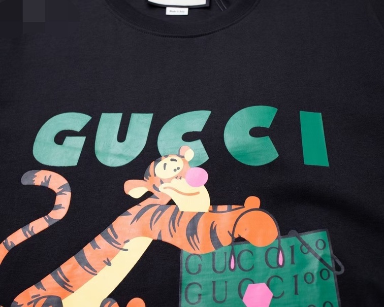 Tee Gucci Tiger 100 Black Ss2022