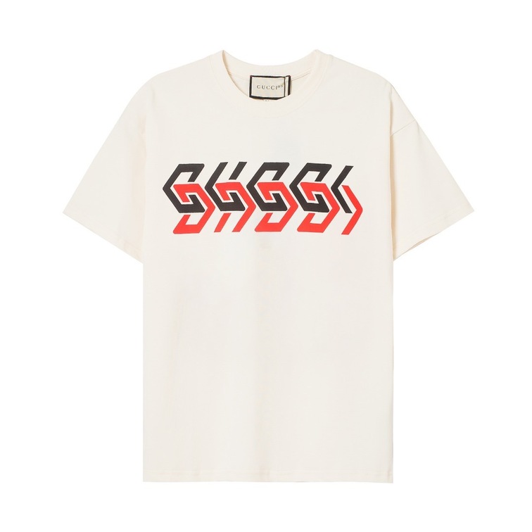 Tee Gucci Zic Red White Ss2022