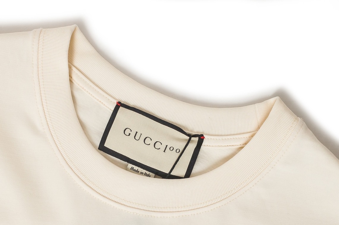 Tee Gucci Zic Red White Ss2022