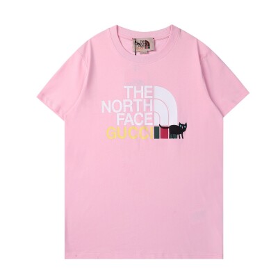 Tee Guccixtnf Black Cat Pink Ss2022
