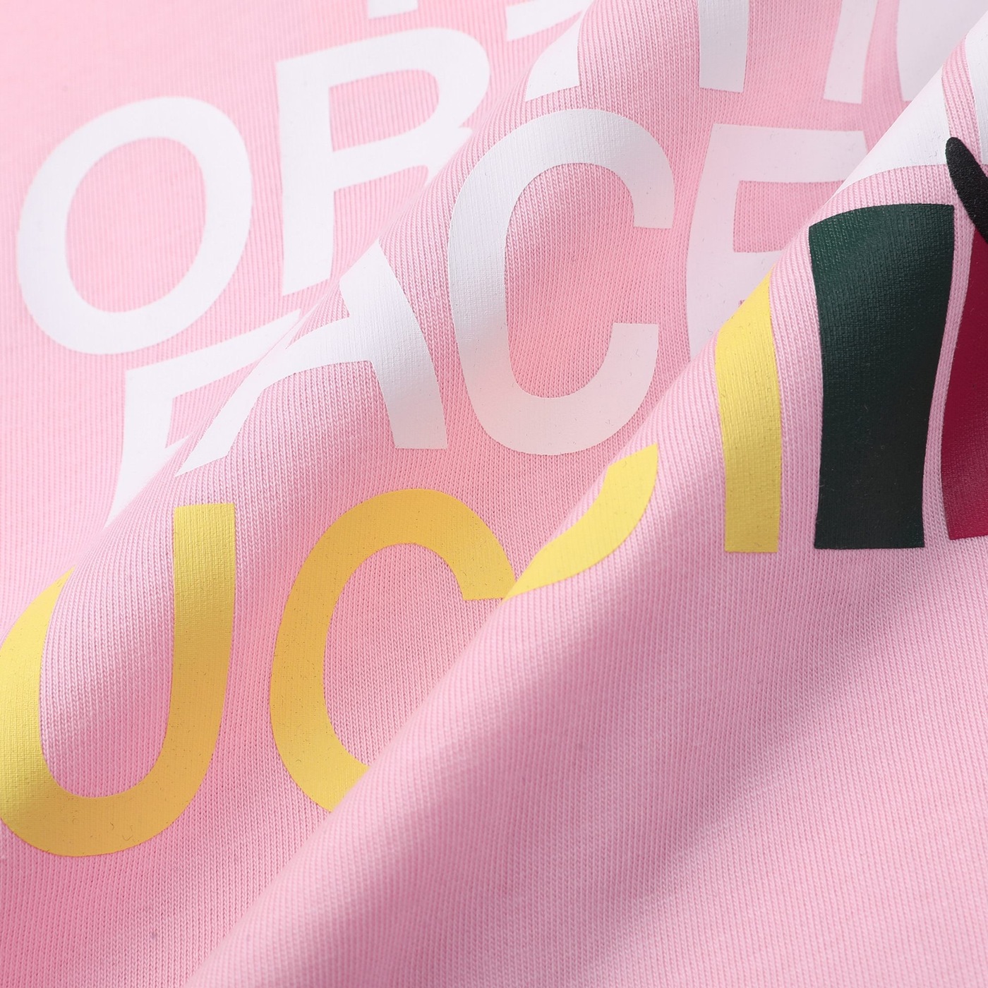 Tee Guccixtnf Black Cat Pink Ss2022
