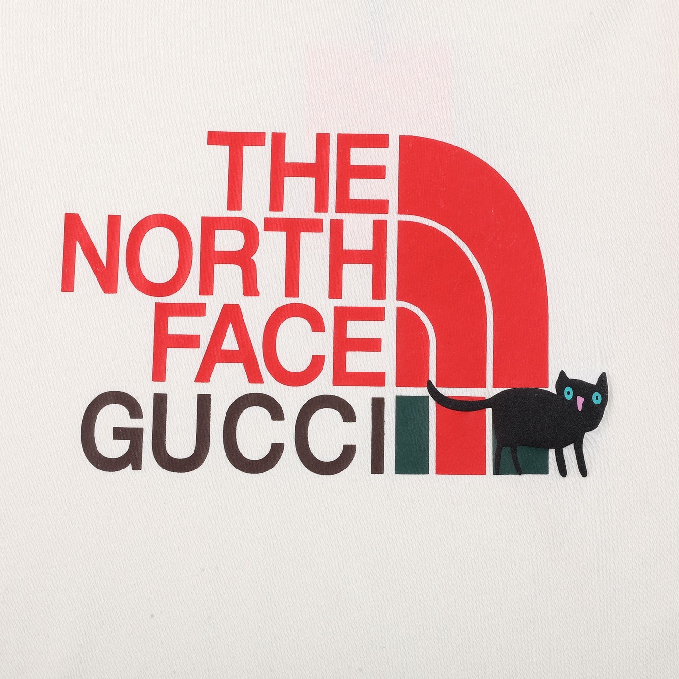 Tee Guccixtnf Black Cat White Ss2022