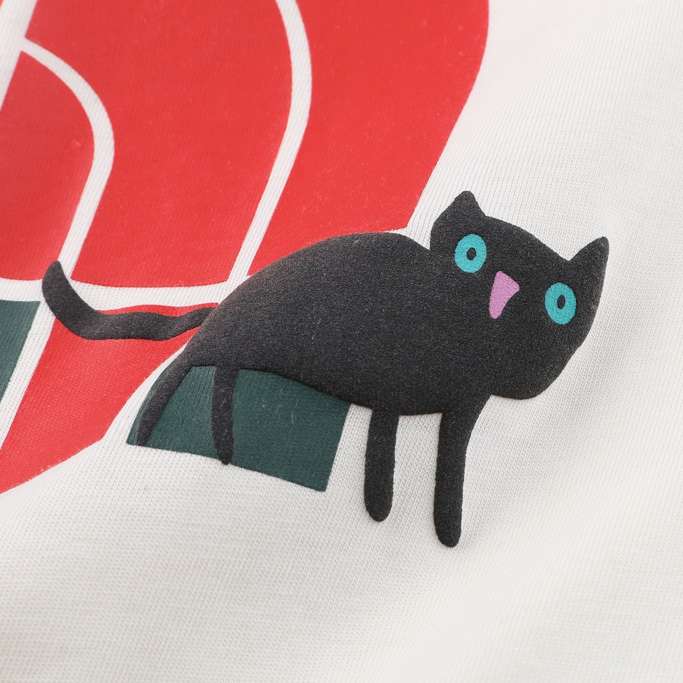 Tee Guccixtnf Black Cat White Ss2022