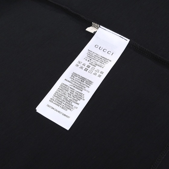 Tee Guccixtnf Cat Ss2022 Black