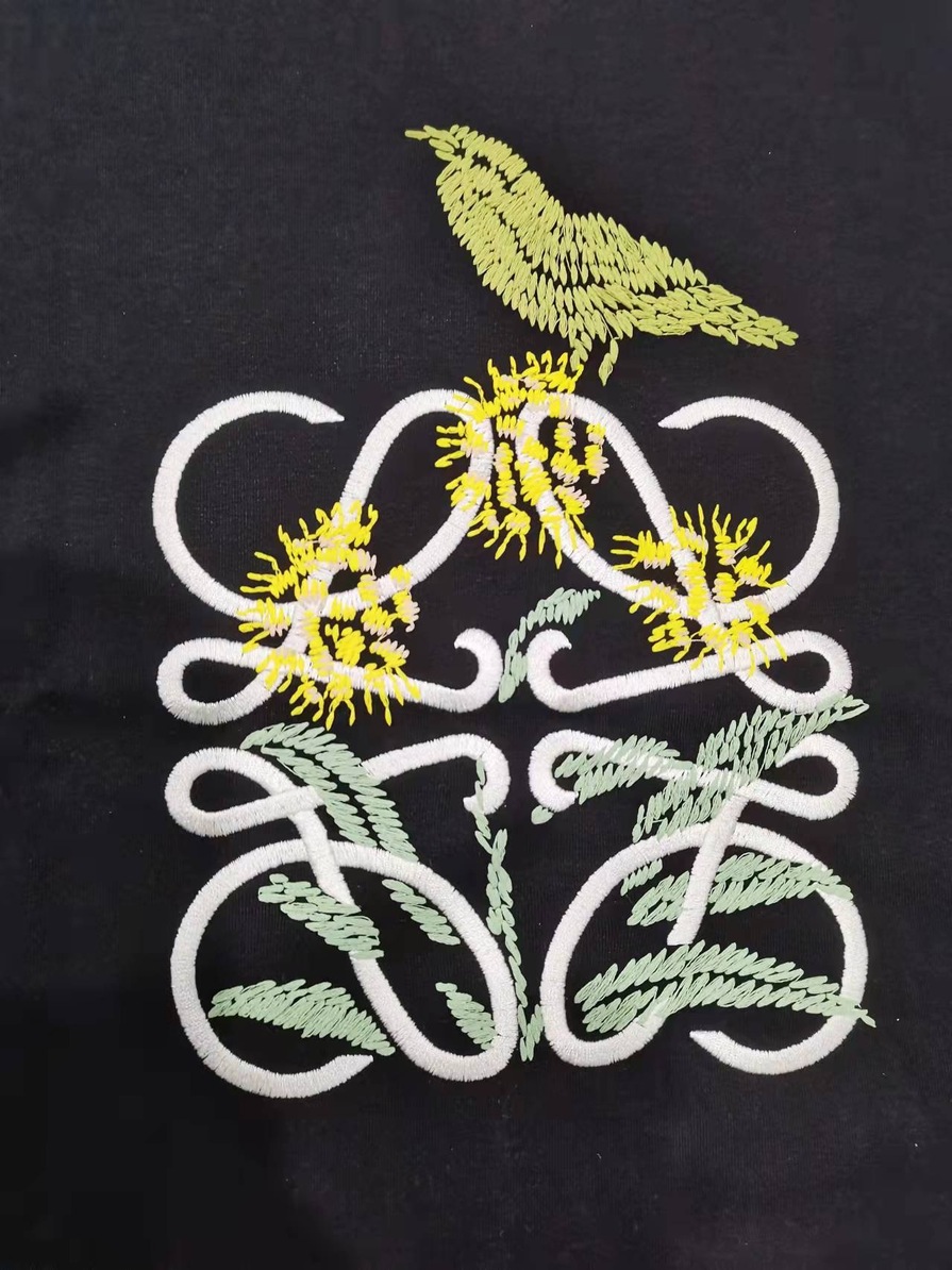 Tee Loewe Bird Black Ss2022